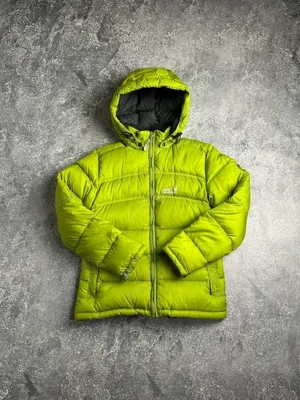 Jack Wolfskin salatgrüne Winterjacke unisex