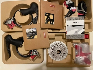 NEU Sram Red eTap AXS 2X E1 Electronic HRD 12-fach Gruppe mit Kassette