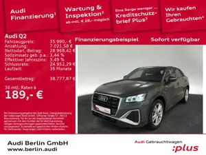 Audi Q2 S line 35 TFSI S tr. AHK STDHZG MATRIX LEDER
