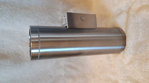 Horizontalfluter für Balkon oder Terrasse incl. 2 Halogenleuchtmitteln