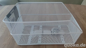 Fahrradkorb Basil Cento groß weiß 