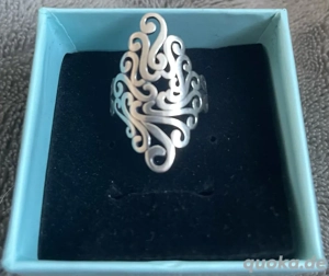 Silberring mit Rankenmuster 925 Sterling Silber Damenring NEU 