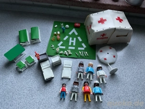 Playmobil Rotes Kreuz Zelt vintage 1980