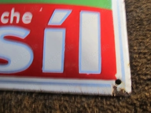 Altes Emailschild Persil 40x60cm im sehr schönen Zustand, Weiße Dame von Persil