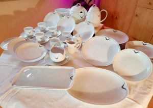 Kaiser Porzellan Domino Uppsala   6 Personen, unbenutzt (Set 2)