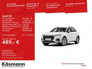 Audi Q3 advanced 35TFSI LED AHK NAV KAM SHZ PDC