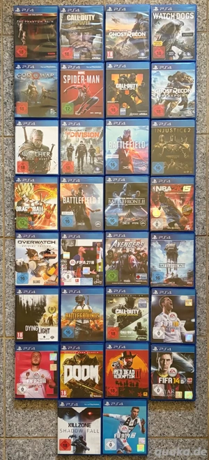 PS4 Spiele Sammlung   Top Zustand   33 Spiele    Sofort spielbereit