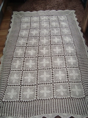 Häkeldecke Handarbeit
