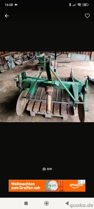 Kuxmann Goliath Schwingsiebroder Kartoffelroder Kartoffelernte