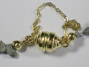 NEU: Armband mit 37 Carat platingraue Roh-Diamanten 375 Gold Bild 9