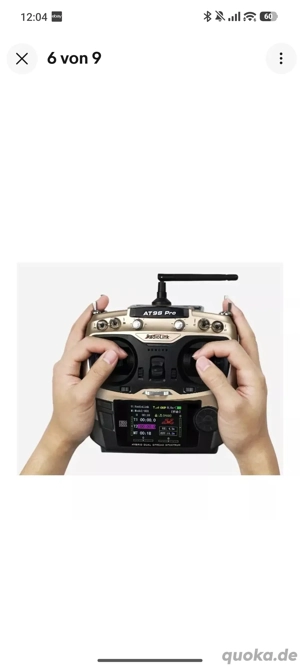 Radiolink AT9S Pro RC Fernsteuerung mit Empfänger   10 12 Kanäle
