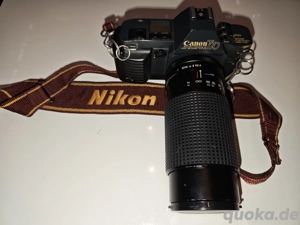 Canon T70 inkl. MC Presenta Objektiv 1:4 80-200