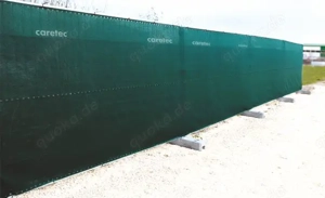 Bauzaun HDPE Sichtschutzgewebe Mesh - Tennisnetz - 25m Rolle   grün - Frachtfrei deutsches Festland