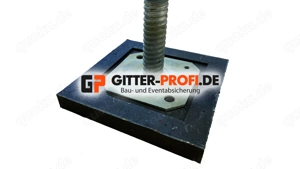Gerüst Unterlegplatte klein für Gerüstfuß Gerüstspindel