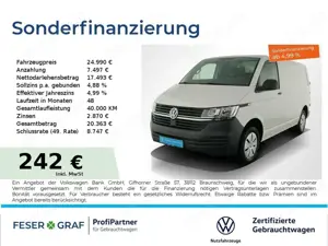 Volkswagen T6.1 Transporter 6.1 Kasten 2.0 TDI Klimaanlage PDC Heckflügeltüren