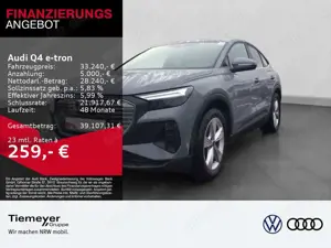 Audi Q4 e-tron Sportback 40 S LINE RAUTE KAMERA NAVI+