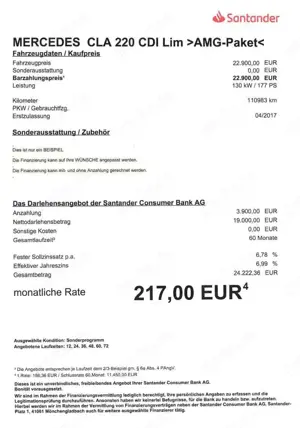 Mercedes-Benz CLA 220 CDI Lim AMG/AUT/KAM/LEDER/PDC/SHZ Bild 2