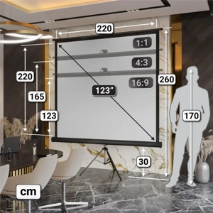 Beamer Leinwand Bild 4