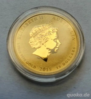 1 10 oz Gold 999,9 - Lunar II - Jahr der Ziege 2015