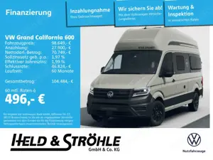 Volkswagen Grand California DUNE,Allrad,Dachkl.Dieselh.