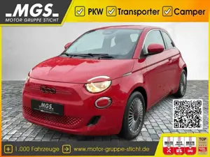 Fiat 500e Red DAB #ANDROID #NAVI #PDC #SHZ #WINTER