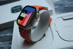 Apple Watch Ultra 2 49mm Titangehäuse mit Ocean Armband - Orange