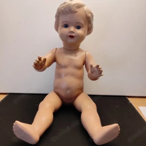 Puppe aus dem Jahre 1958 von Oma nach down under im outback gesandt!