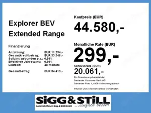 Ford Explorer BEV Extended Range RWD IACC*BLIS*360° Bild 4