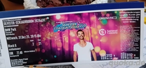 Konzertkarte Silvester Schlageeboom