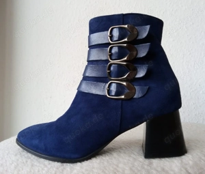 AUGUSTO Italienische Leder Stiefeletten in Größe : 38 NEUWERTIG