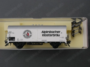 Trix Express H0 Bierwagen: Alpirsbacher, Härke, Humbser, Patrizier + Kühlwagen Schöller Eiskrem