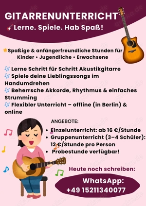  Gitarrenunterricht   Lerne. Spiele. Hab Spaß! 