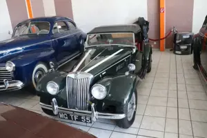 MG TF 1955  kürzlich restauriert racing green 12Vol Bild 3