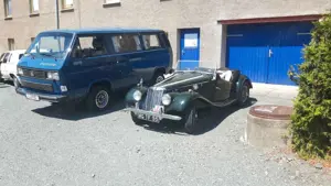 MG TF 1955  kürzlich restauriert racing green 12Vol Bild 5