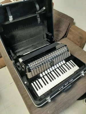 Akkordeon Hohner Atlantic IV 120 (Fast Neu)-mit Hartschalenkoffer Bild 6