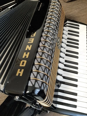 Akkordeon Hohner Atlantic IV 120 (Fast Neu)-mit Hartschalenkoffer Bild 8