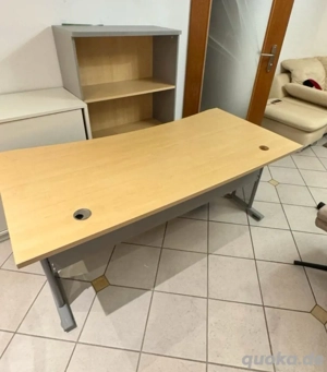Büromöbel Tisch + Ordnerschrank Regal 