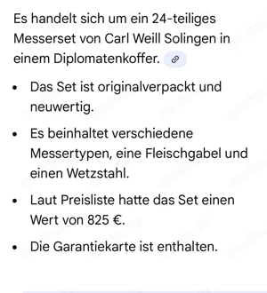 Profi Messerset Solingen