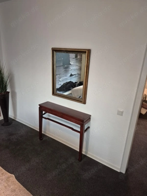 Tisch 101x25x82cm & Spiegel 75x87cm Kombination- Antiker Styl