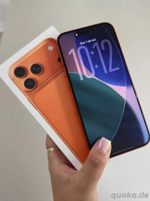 Neue iPhone 17 Pro Max Neu & unbenutzt Orange Edition