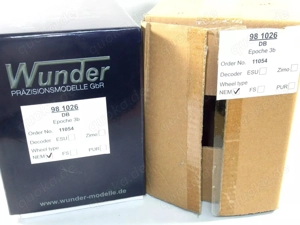WUNDER Artnr. 11054 Dampflok  98 1026  der DB - NEM - SPUR1 = 132 Bild 8