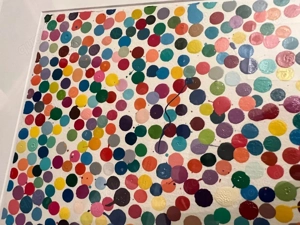 DAMIEN HIRST The Currency 'Snakes likes Bibbles' mit HENI Rahmen. Handbemalt Bild 2