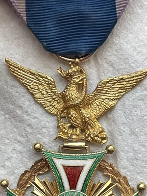 ORDEN VON GUADALUPE Originales Ritterkreuz vom 2. Typ. (1853- Mexiko Gold RRRar