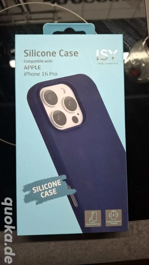 Silicon case google apple i phone 16 pro 