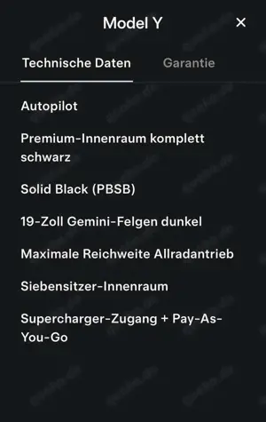 Tesla Model Y 2025 Long Range Dual Motor AWD -7 Sitzer - 1. Hand Bild 4