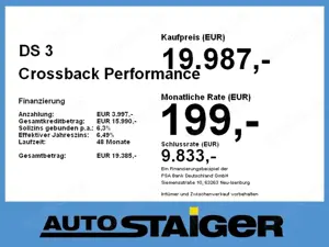 DS Automobiles DS 3 Crossback DS3 Crossback Performance Line Alcantara+LED Bild 2