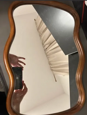 IKEA Vintage Barock Wandspiegel mit Holzrahmen 35x50x2cm