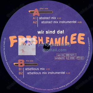 Fresh Familee - Wir Sind Da! 1998 12" Vinyl Hip Hop Pop Rap Bild 4