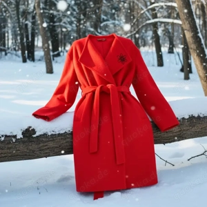 Italy Coat in Venezia Wolle handworking  Bild 5
