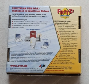 Vekaufe 2 Stück Fritz!Wlan USB 1.1 Bild 4
